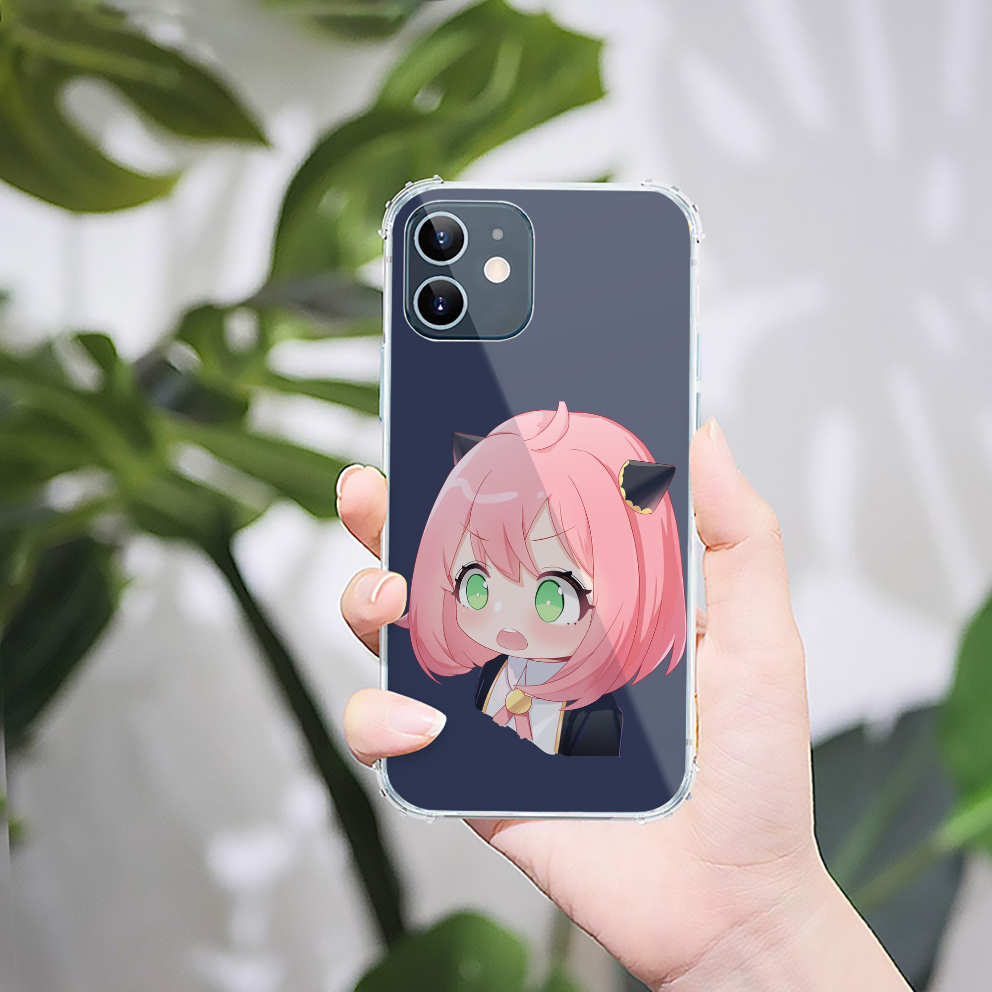 （画像用） SPY×FAMILY间谍家家酒 【iPhone 12シリーズ対応】透明スマホケース（クリアソフトケース）